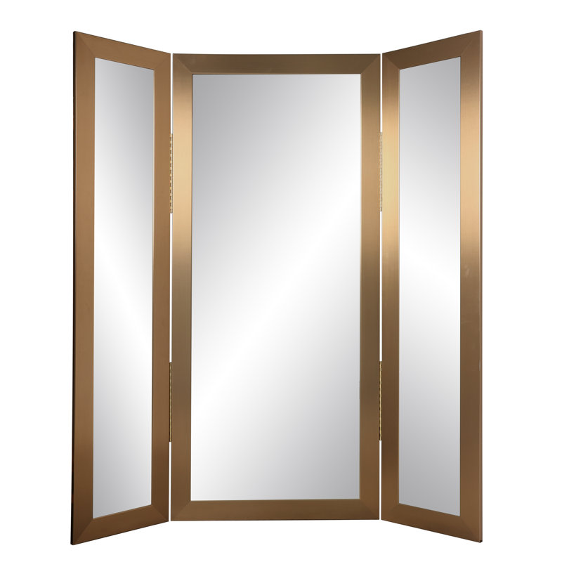 BrandtWorksLLC Full Body Trifold Accent Mirror & Reviews Wayfair